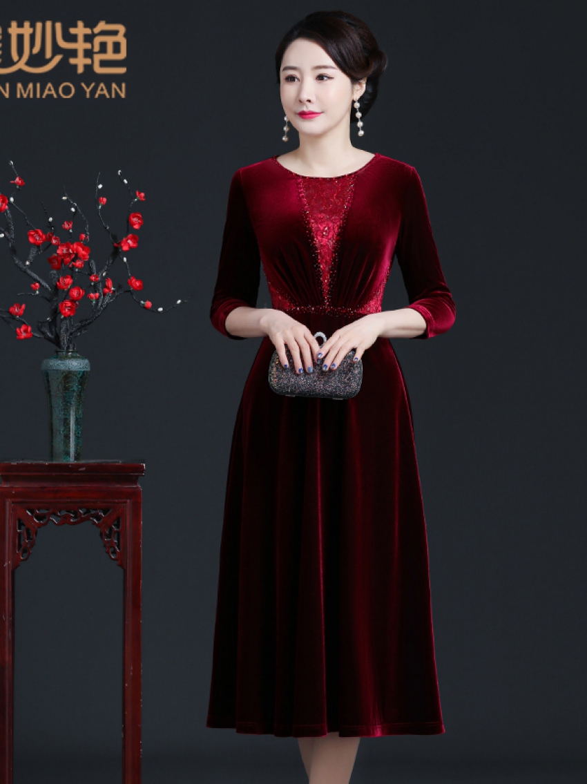 69265宴會(huì)婚禮旗袍裙